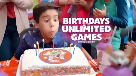 Chuck E. Cheese's TV Spot, 'Birthday Parties With Unlimited Games'