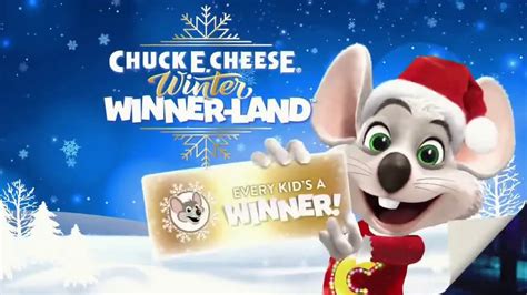 Chuck E. Cheeses Winter Winner-Land TV commercial - Grand Prize: Arcade Game