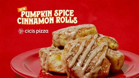 CiCi's Pizza Pumpkin Spice Cinnamon Rolls commercials