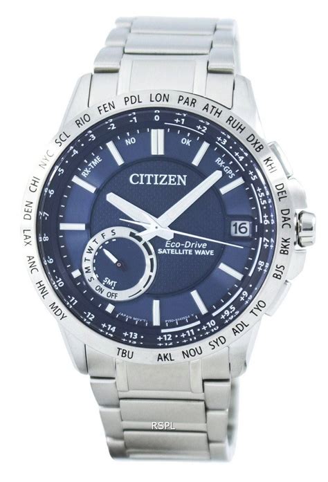 Citizen Watch Eco-Drive Satellite Wave-World Time GPS logo