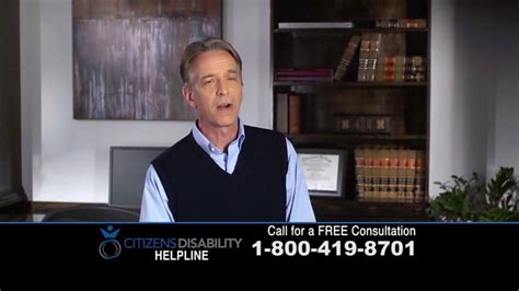 Citizens Disability Helpline TV Commercial For Receive Benefits
