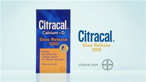 Citracal Slow Release TV commercial
