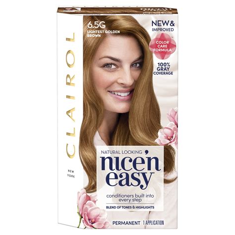 Clairol Nice 'N Easy Creme 6.5GN Lighter Golden Brown commercials