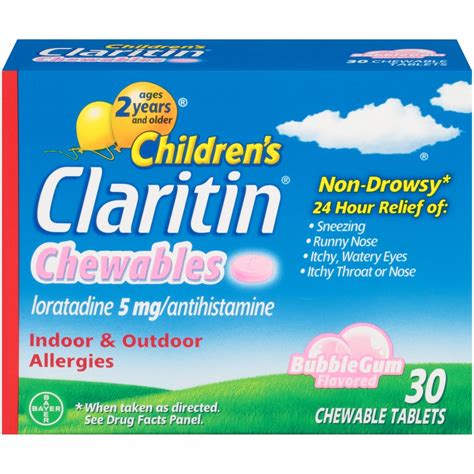 Claritin Children's Claritin Allergy Bubble Gum Chewables commercials
