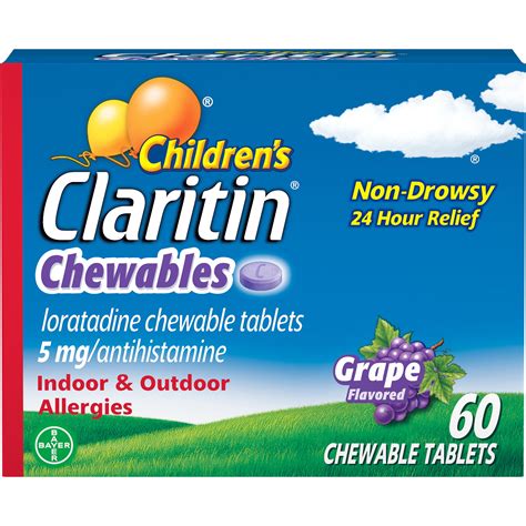 Claritin Children's Claritin Allergy Grape Chewables logo