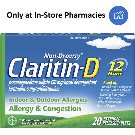 Claritin Claritin-D 12-Hour commercials