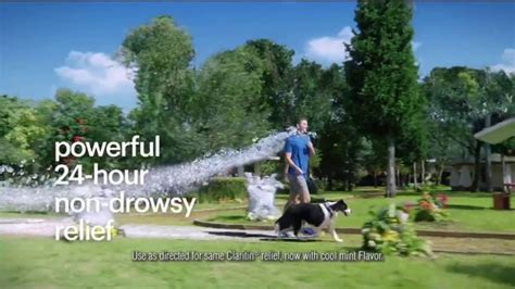 Claritin Cool Mint Chewables TV commercial - Feel the Clarity: Dog Walk: $34