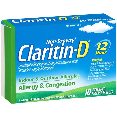 Claritin Non-Drowsy Claritin-D commercials