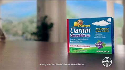 Claritin TV commercial - Feel the Clarity: Chewables