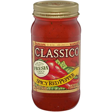 Classico Spicy Red Pepper Pasta Sauce logo