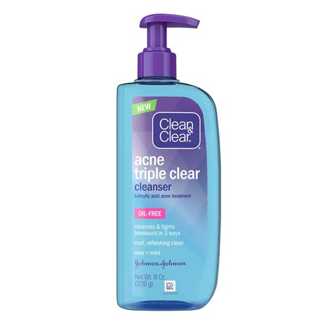 Clean & Clear Acne Triple Clear Cleanser logo