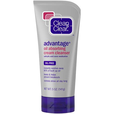 Clean & Clear Advantage Oil Absorbing Cream Cleanser