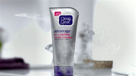 Clean & Clear Oil Absorbing Cream Cleanser TV commercial