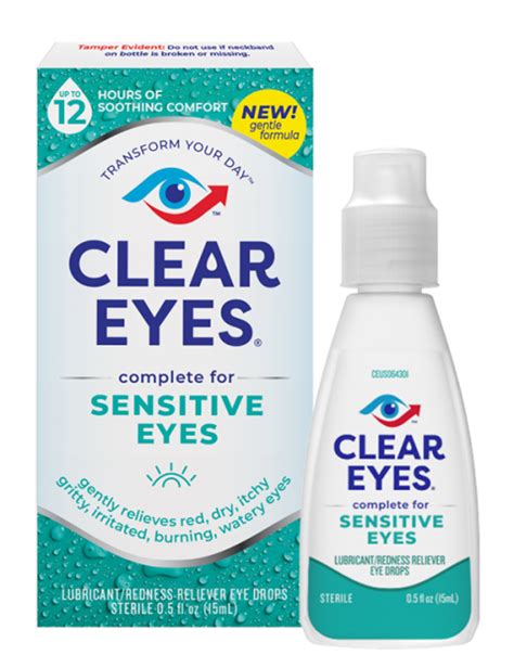 Clear Eyes Complete for Sensitive Eyes logo
