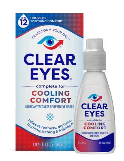 Clear Eyes Eye Drops Cooling Comfort commercials
