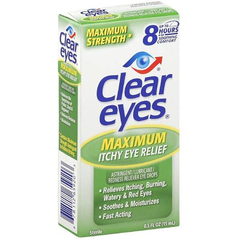 Clear Eyes Maximum Itchy Eye Relief commercials