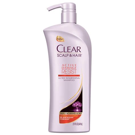 Clear Hair Care Active Damage Resist Shampoo logo
