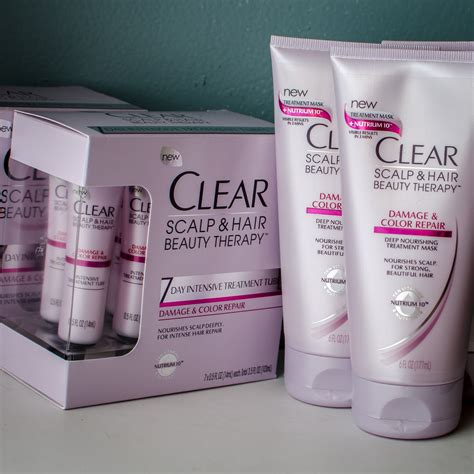 Clear Hair Care Scalp and Hair Beauty Therapy Damage and Color Repair Conditioner commercials