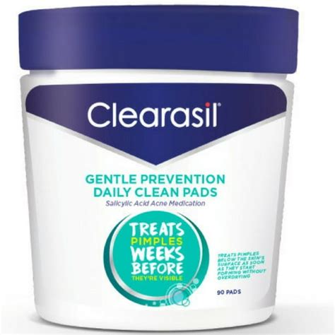 Clearasil Gentle Prevention Daily Clean Pads logo