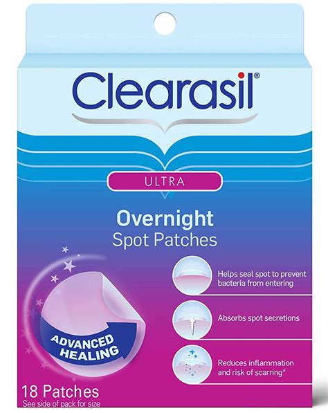 Clearasil Overnight Spot Patches logo