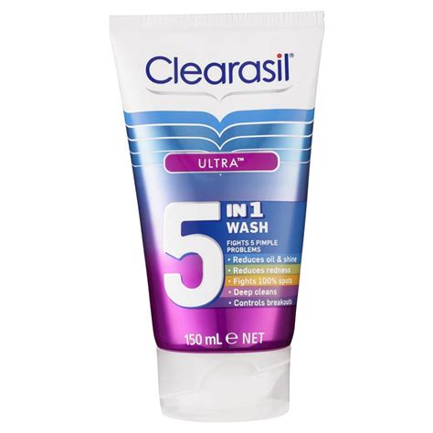Clearasil Ultra 5-in-1 Exfoliating Wash logo