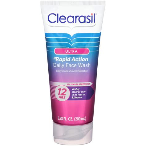 Clearasil Ultra Rapid Action Daily Face Wash logo