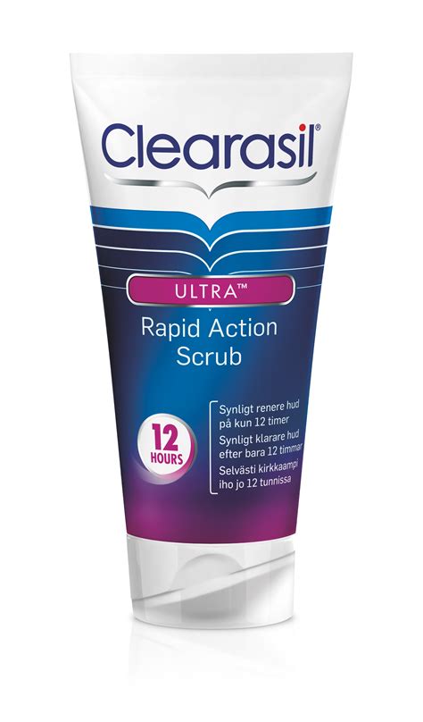 Clearasil Ultra Rapid Action Face Scrub commercials