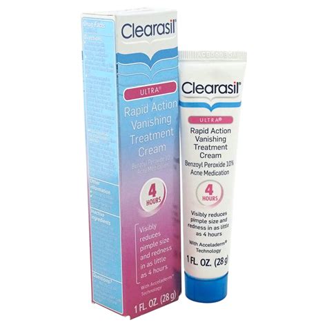 Clearasil Ultra Vanishing Treatment Cream commercials