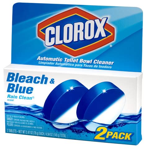 Clorox Automatic Toilet Bowl Cleaner, Bleach & Blue