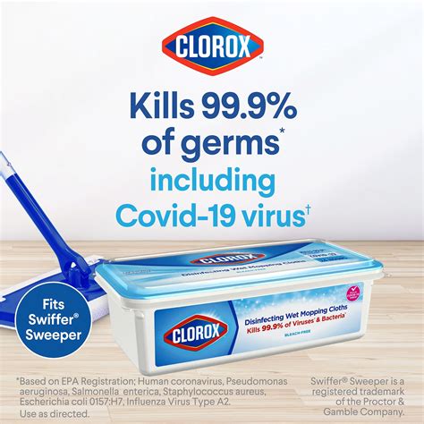 Clorox Disinfecting Wet Mopping Cloths