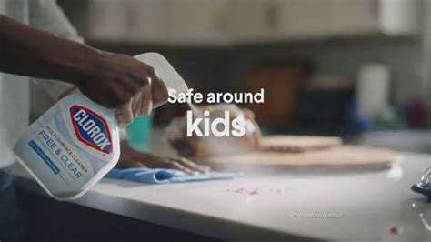 Clorox Free & Clear TV commercial - Safe Around