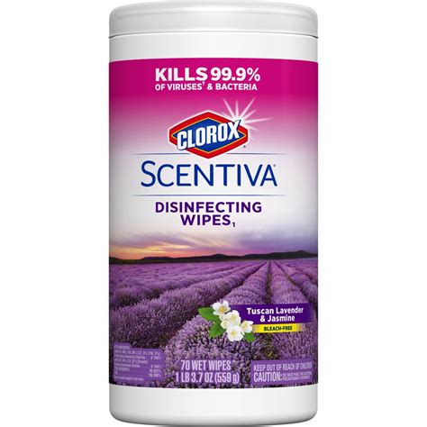 Clorox Scentiva Tuscan Lavender Disinfecting Wipes