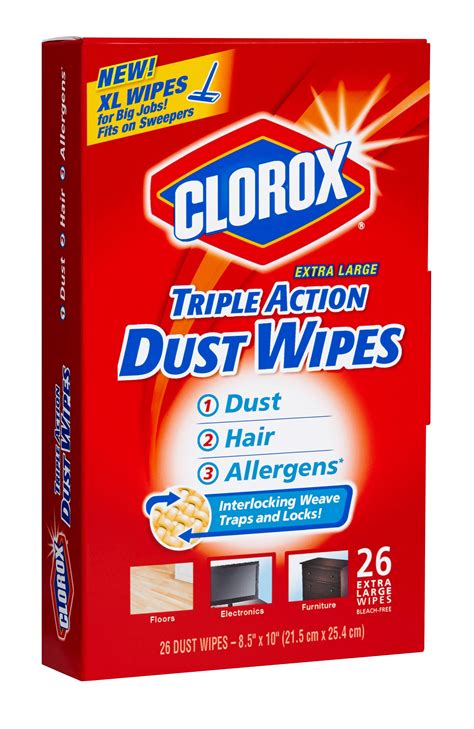 Clorox Triple Action Dust Wipes