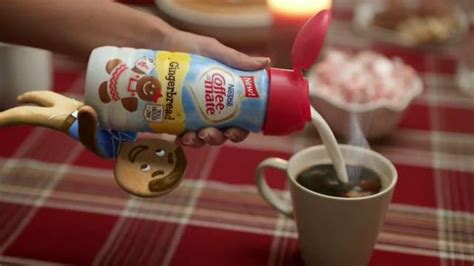 Coffee-Mate TV Spot, 'Gingerbread Joel Falls Hard for A Holiday Flavor' created for Coffee-Mate