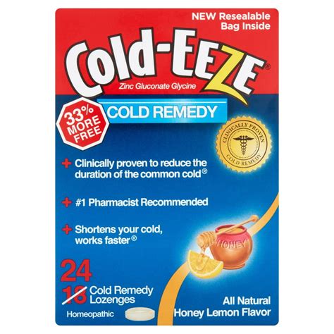 Cold EEZE Honey Lemon Lozenges commercials