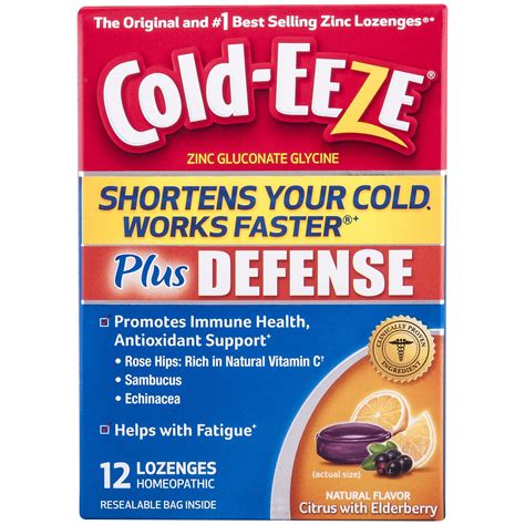 Cold EEZE Plus Defense Citrus With Elderberry