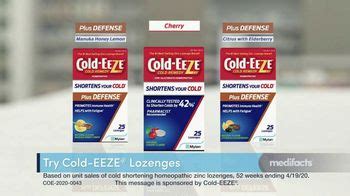 Cold EEZE TV Spot, 'Medifacts: Shorten Your Cold'