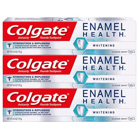 Colgate Enamel Health Whitening Toothpaste commercials
