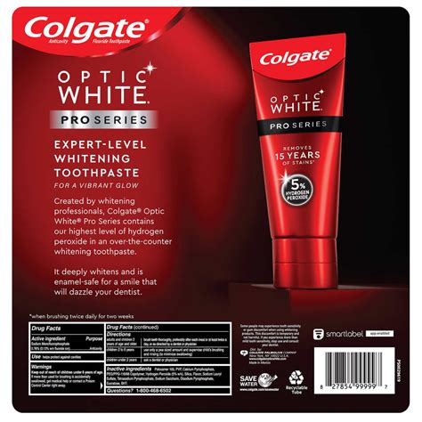 Colgate Optic White Pro Series Stain Prevention commercials