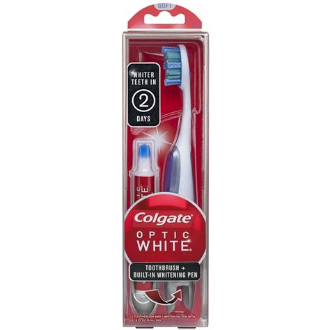 Colgate Optic White Toothbrush Plus Whitening Pen