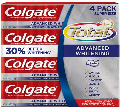 Colgate Total Advanced Whitening commercials