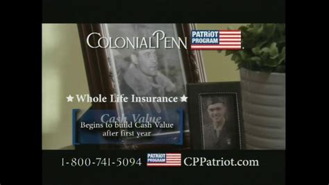 Colonial Penn Patriot Program TV Spot, 'Welcome Home'