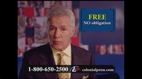 Colonial Penn TV Spot, 'Rate Lock Guaranteed' Featuring Alex Trebek