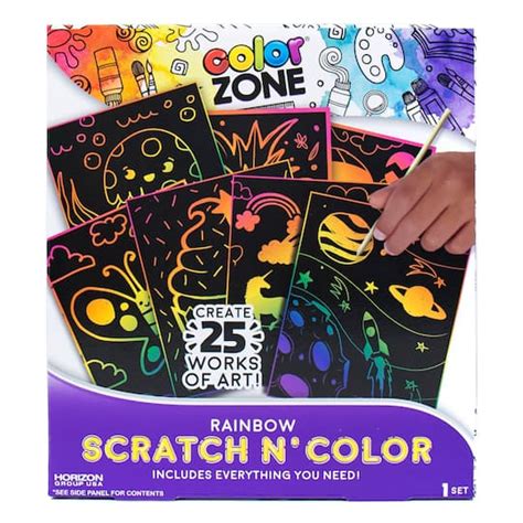Color Zone Rainbow Scratch N' Color logo
