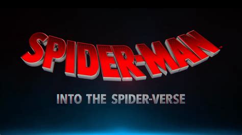Columbia Pictures Spider-Man: Into the Spider-Verse logo
