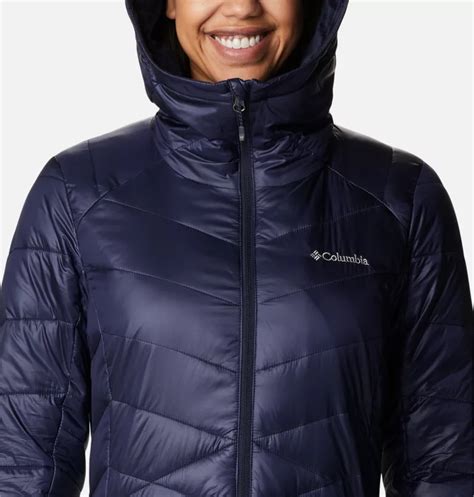 Columbia Sportswear Joy Peak Omni-Heat Infinity Mid Insulated Hooded Jacket logo