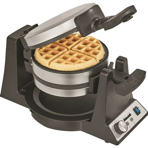Cooks Stainless Steel Single Flip Waffle Maker commercials