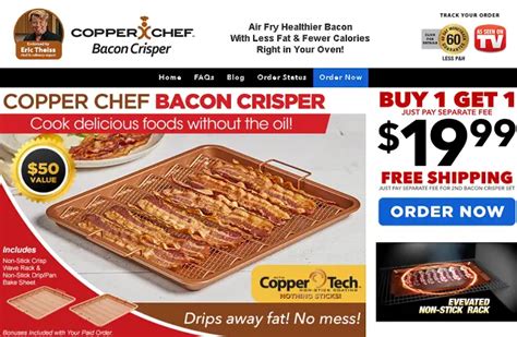 Copper Chef Bacon Crisper commercials