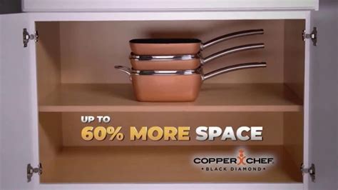 Copper Chef Black Diamond TV commercial - Space Saving System