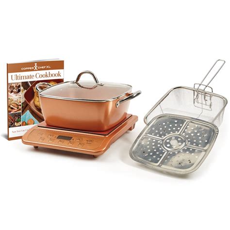 Copper Chef Everyday Pan With Stainless Induction Plate commercials